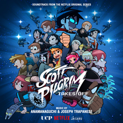 "Scott Pilgrim Takes Off (Soundtrack from the Netflix Original Series)" Album Art