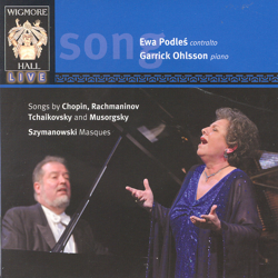 "Wigmore Hall Live - Ewa Podles & Garrick Ohlsson" Album Art