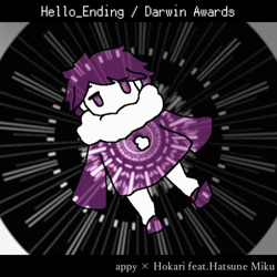 "Hello_Ending / Darwin Awards" Album Art