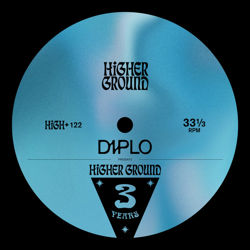 "Diplo Presents Higher Ground 3 Years LP" Album Art