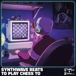 "Lofi Girl x Chess.com - Synthwave beats to play chess to" Album Art