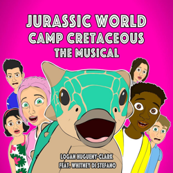 "Jurassic World Camp Cretaceous the Musical" Album Art